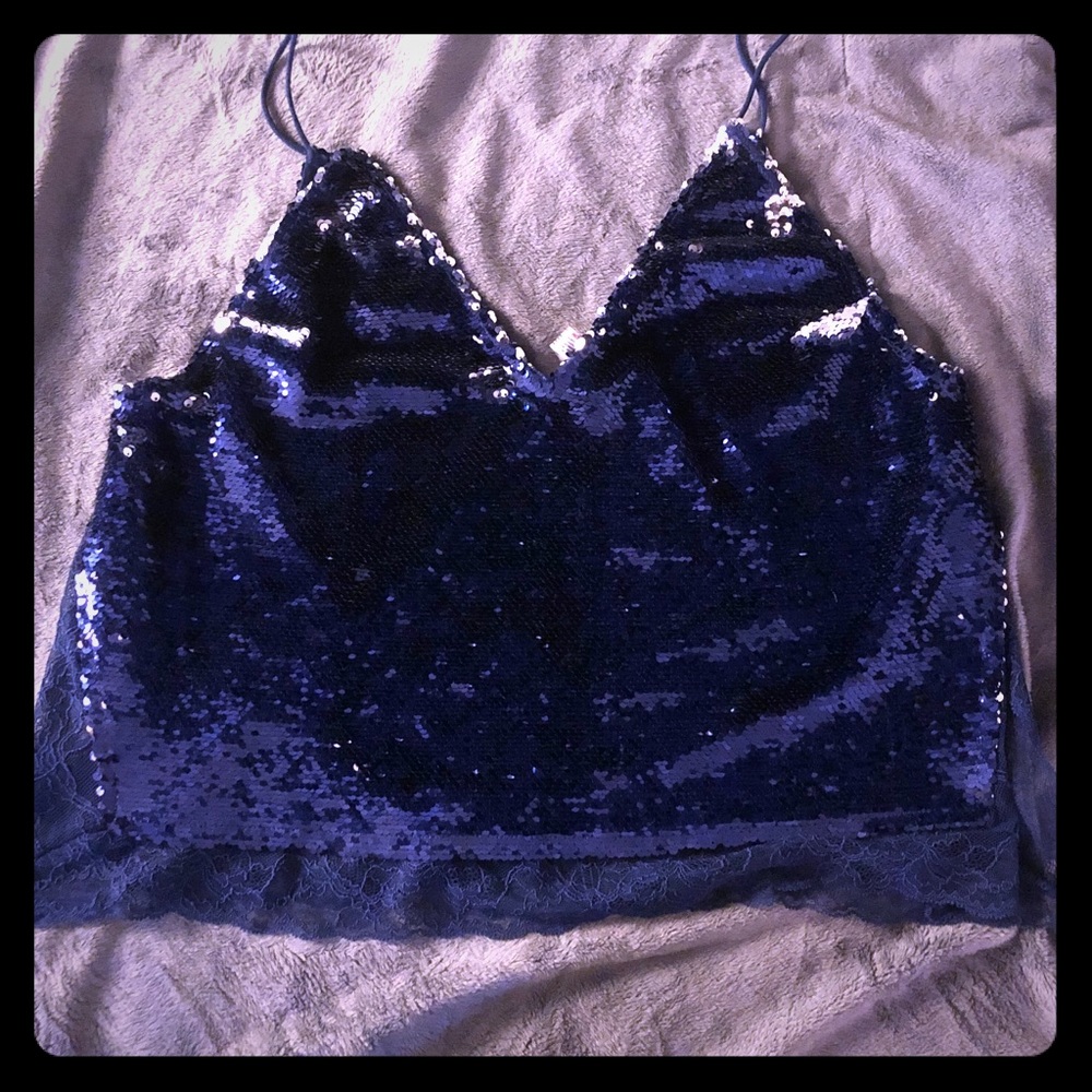 NWOT Free People sequined tank